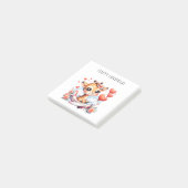 Giraffe Vliegtuig Verjaardag Post-it® Notes (Schuin)