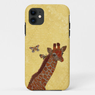 GIRAFFE & VLINDERS iPhone 11 HOESJE