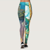 Giraffe (volledig) leggings (Achterkant)