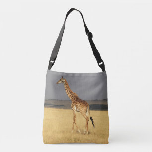 Giraffe volledig lichaam Afrikaanse dieren Crossbody Tas