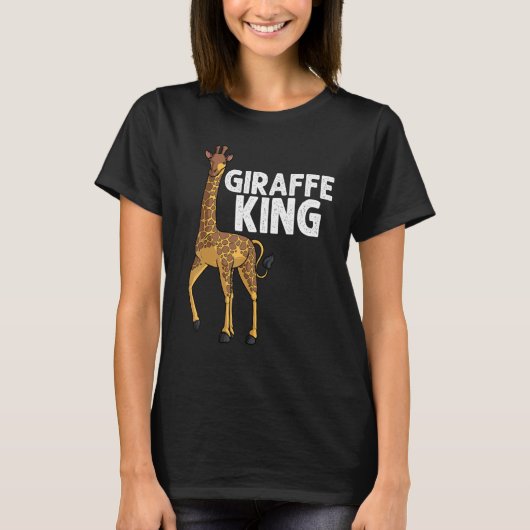 Giraffe voor mannen opa vader Giraffe dier 1 T-shirt (Voorkant)