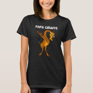 Giraffe voor mannen vader jongens safari wild dier t-shirt