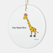 GIRAFFE - VROUW KERAMISCH ORNAMENT (Links)