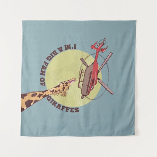 Giraffe Wandkleed (Voorkant (horizontaal))