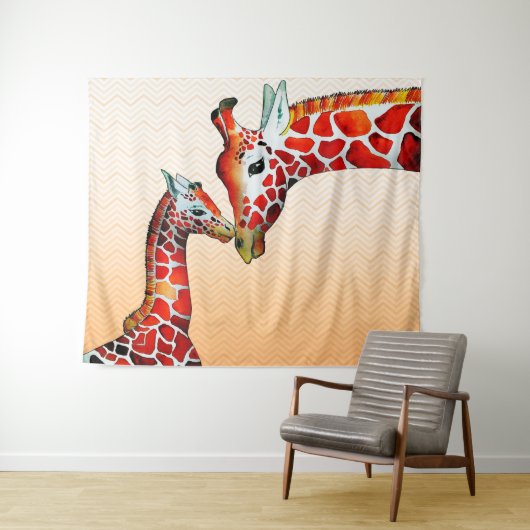Giraffe Wandkleed (In Situ (horizontaal))