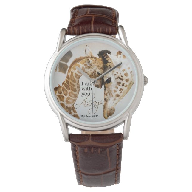 Giraffe Watch Horloge (Voorkant)