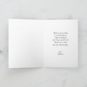 Giraffe Waterverf Mam & Baby Bedankt Kaart (Binnen)