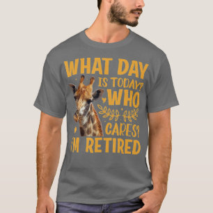 Giraffe - Welke dag is vandaag de dag die me bang  T-shirt