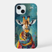 Giraffe Whimsical Colorée (Verso)
