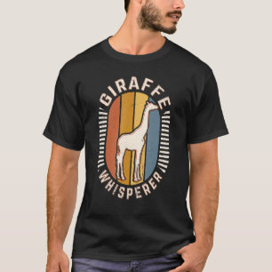 Giraffe Whisperer  Classic Retro Animal Lov T-shirt