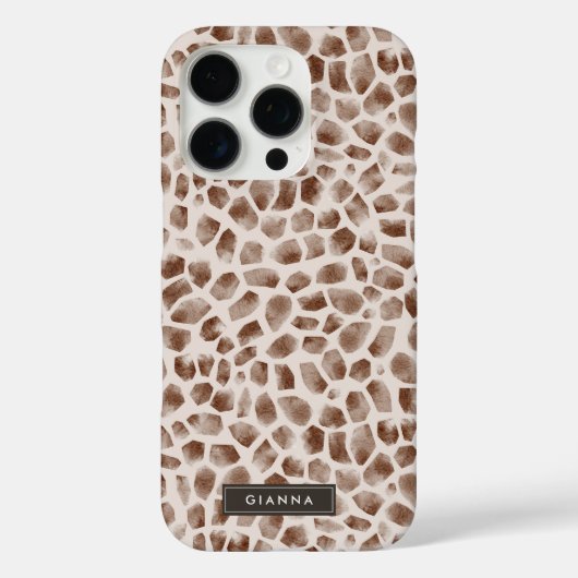 Giraffe Wild Animal Skin Pattern Case-Mate iPhone Case (Achterkant)