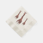 Giraffe Wilde Dier Wildlife Servet (Hoek)