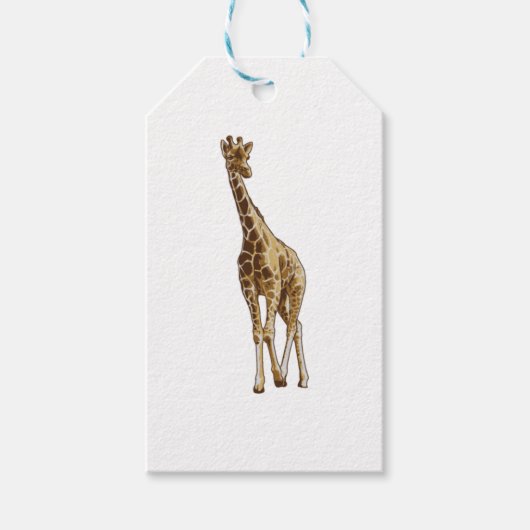 Giraffe Wildlife Safari Animal Giraffa Lover. Cadeaulabel (Voorkant)