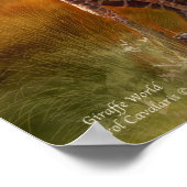 Giraffe World Art Poster/Afdruk Poster (Hoek)