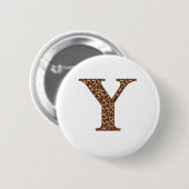 GIRAFFE Y RONDE BUTTON 5,7 CM (Voorkant /achterkant)