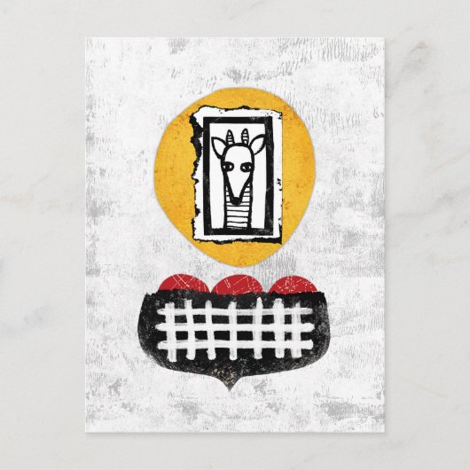 Giraffe zal het doen als je Briefkaart (Voorkant)