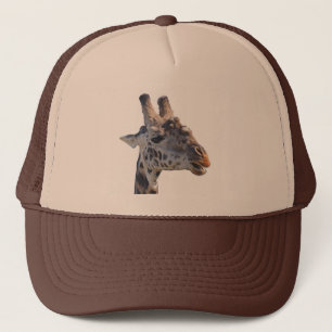 Giraffe zegt: Hoi. Trucker Pet