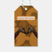Giraffe zelfreflectie, cadeaulabel (Voorkant)