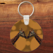 Giraffe zelfreflectie, sleutelhanger (Achterkant)