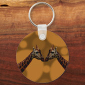 Giraffe zelfreflectie, sleutelhanger (Voorkant)