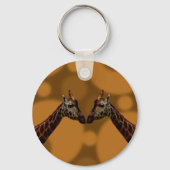 Giraffe zelfreflectie, sleutelhanger (Achterkant)