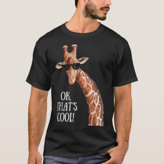 Giraffe Zonnebril Zomer Klassieke T-Shirt