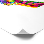 Giraffe Zoo Keeper Safari Animal Giraffe Poster (Hoek)