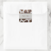 Giraffe Zwaarneming Sticker (Tas)