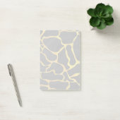 Giraffe, zwart en geel afdrukken post-it® notes (Kantoor)
