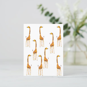 Giraffen Briefkaart