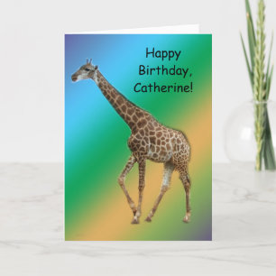 Giraffen en bomen,长颈鹿. Dierenpark wild dier fotogr Kaart