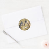 Giraffen in de liefde Sticker (Envelop)