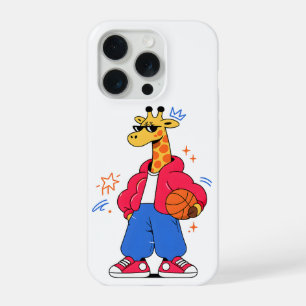 giraffen kunnen springen : Streetwear Hoops iPhone 15 Pro Hoesje
