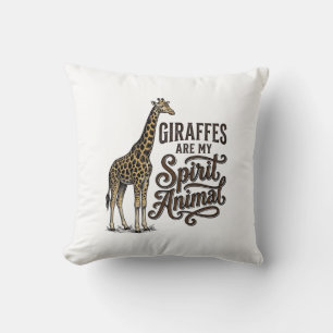 Giraffen zijn mijn spirituele dier vintage shirt o kussen