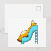 Giraffenglijbaan Briefkaart (Voorkant / Achterkant)