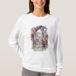 Giraffengroep of -kudde met jongen, Giraffa T-shirt