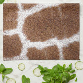 Giraffenvlekken Theedoek (Gevouwen)