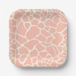 Giraffeprint Papieren Bordje