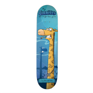 Giraffes aangepaste skateboard. Mijn giraffen zijn Skateboard
