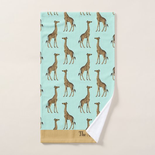 Giraffes africaines (Serviette à main)