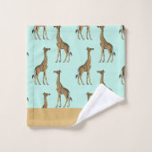 Giraffes africaines (Gant de toilette)