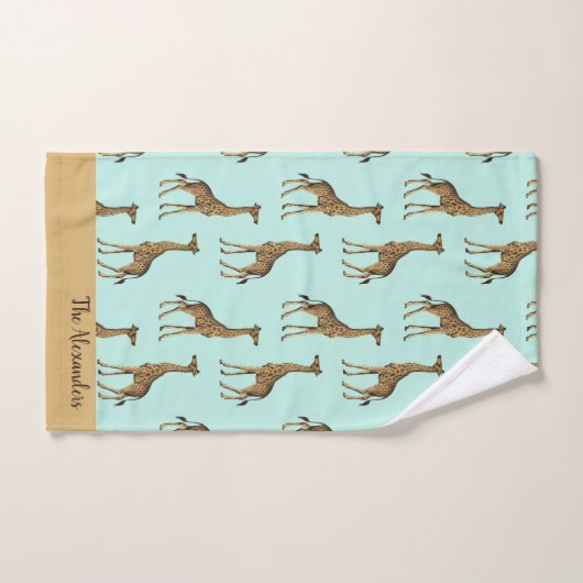 Giraffes africaines (Serviette à main)