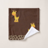 Giraffes badkamerhanddoekset bad handdoek (Wasdoekje)