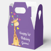 Giraffes - Birthday Party Cute Bedankdoosjes (Geopend)