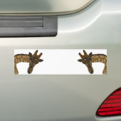 Giraffes Bumpersticker (Op auto)