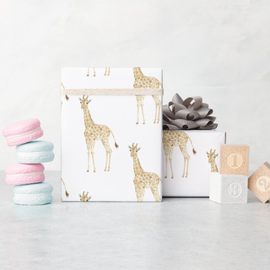 Giraffes Cadeaupapier (Baby Shower)