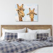 Giraffes Canvas Afdruk (Insitu (Slaapkamer))