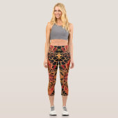 Giraffes Capri Leggings africains (Recto)