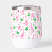 Giraffes Cosmopolites Pink Preppy (Arrière)