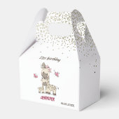 Giraffes Cute Personnalisées Ballotins d'anniversa (Verso)